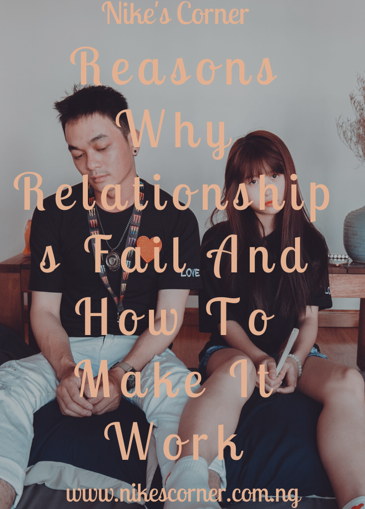 Reasons Why Relationships Fail