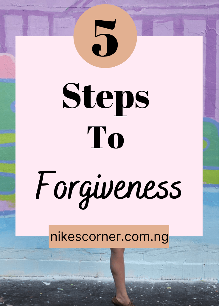 Steps to forgiveness