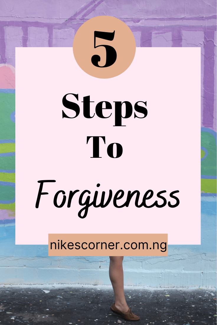 Steps to forgiveness