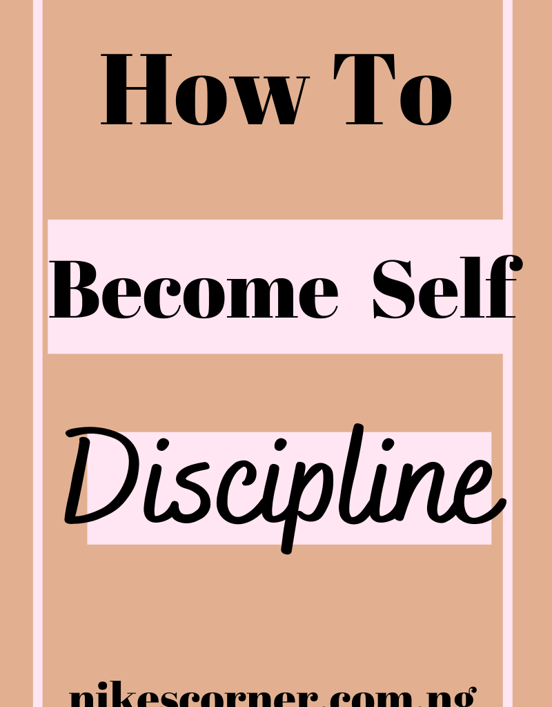 how to become self discipline